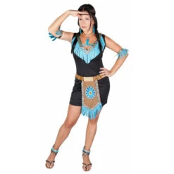 Kostüm - Häuptlingstochter, 3-teilig, Für Erwachsene