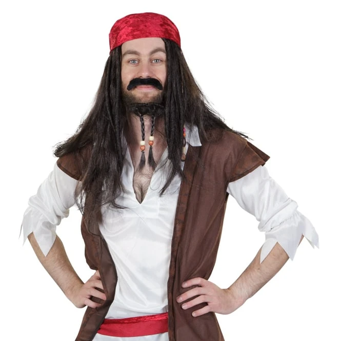 Boland Perücke - Pirat - Für Erwachsene
