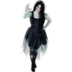 Kostüm - Zombielady - Für Erwachsene - 2-teilig - Verschiedene Größen