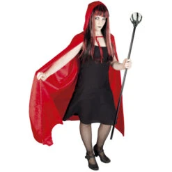 Cape - Für Erwachsene - Samt - Rot