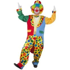 Kostüm - Clown - Für Erwachsene - 3-teilig - Verschiedene Größen