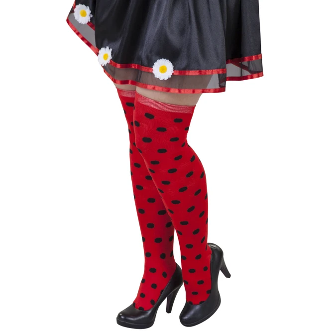 Overknees - Für Erwachsene - Marienkäfer – Bild 2