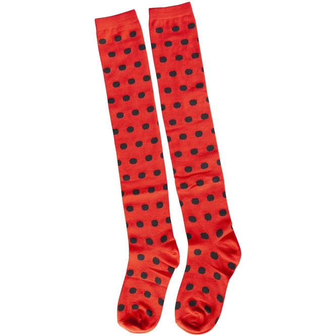 Overknees - Für Erwachsene - Marienkäfer