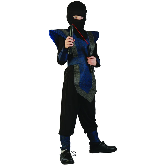 Kostüm - Ninja - Für Kinder - 7-teilig - Verschiedene Größen