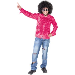 Discoshirt - Für Erwachsene - Pink - Verschiedene Größen