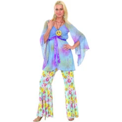 Kostüm - Groovy Hippie - Für Erwachsene - 3-teilig - Verschiedene Größen