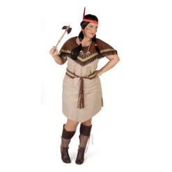 Kostüm - Indianerin Sikari - Für Erwachsene - 2-teilig