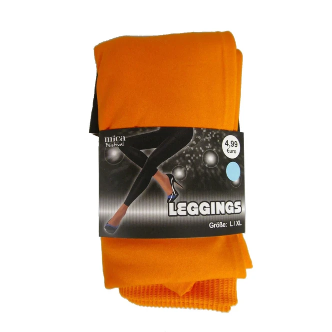 Leggings - Für Damen - Orange - Verschiedene Größen