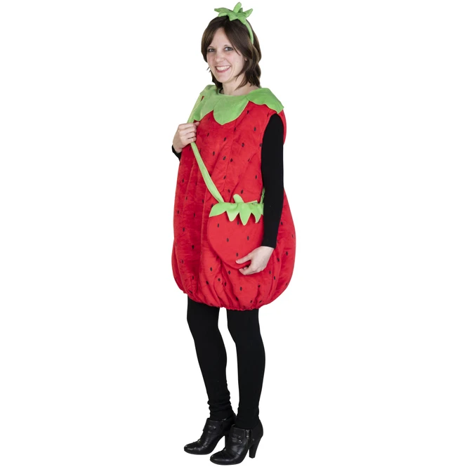 Umhängetasche - Erdbeere - Ca. 57 X 21 Cm