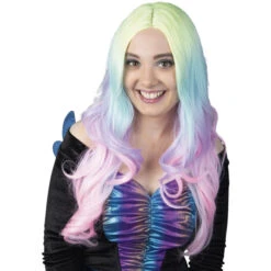 Langhaarperücke - Pastell