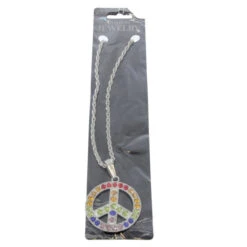 Faschingsschmuck - Kette - Peace - Für Erwachsene