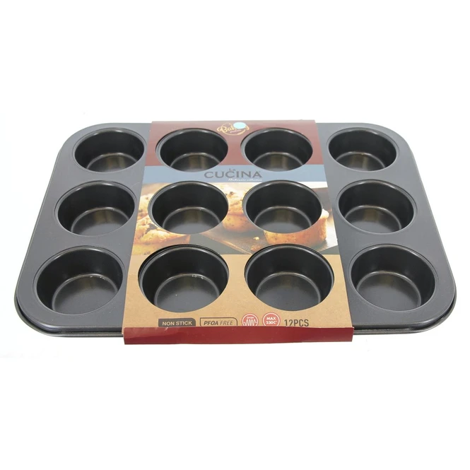 Muffinbackform - Für 12 Muffins - Ca. 35,5 X 26,5 X 3,5 Cm