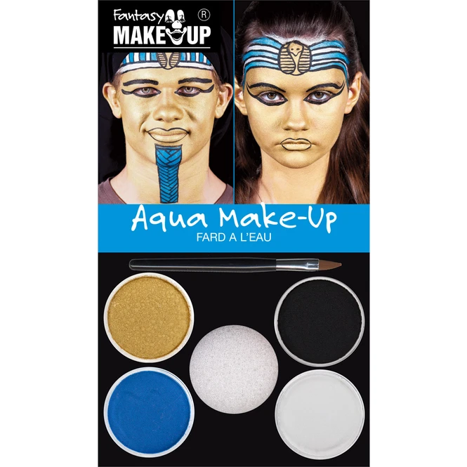 Schminkset - Fantasy Aqua Make-Up - 6-teilig - Ägypter – Bild 2