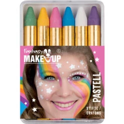 Schminkstifte - Pastell - 6 Stück