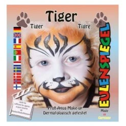 Schminkset - Tiger - Make-up Mit Zubehör
