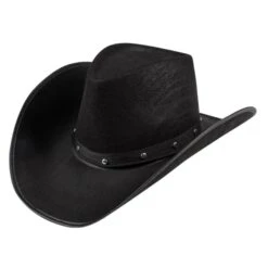 Boland Cowboyhut - Wichita - Für Erwachsene - Schwarz