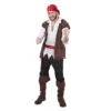 Kostüm - Seeräuber - Für Erwachsene - 6-teilig - Verschiedene Größen