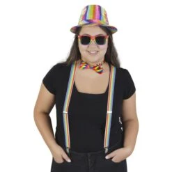 Faschingsset - Regenbogen - 4-teilig