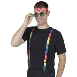 Faschingsset - Hippie - 3-teilig