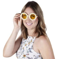 Brille - Gänseblümchen Hippie - Für Erwachsene