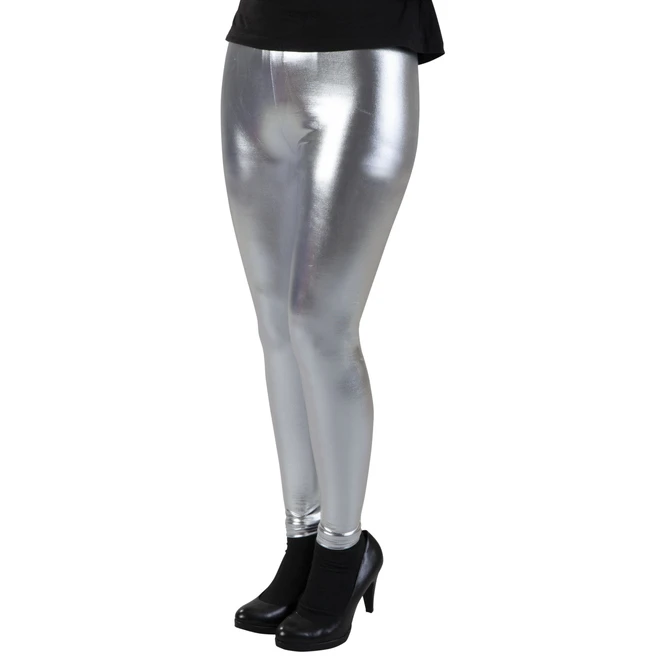 Leggings - Für Erwachsene - Silber-metallic