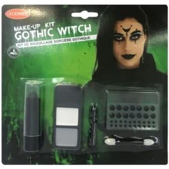 Schminkset - Goth Hexe - Make-up Mit Zubehör