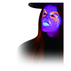 Schminkset - UV-Hexe - Make-up Mit Zubehör