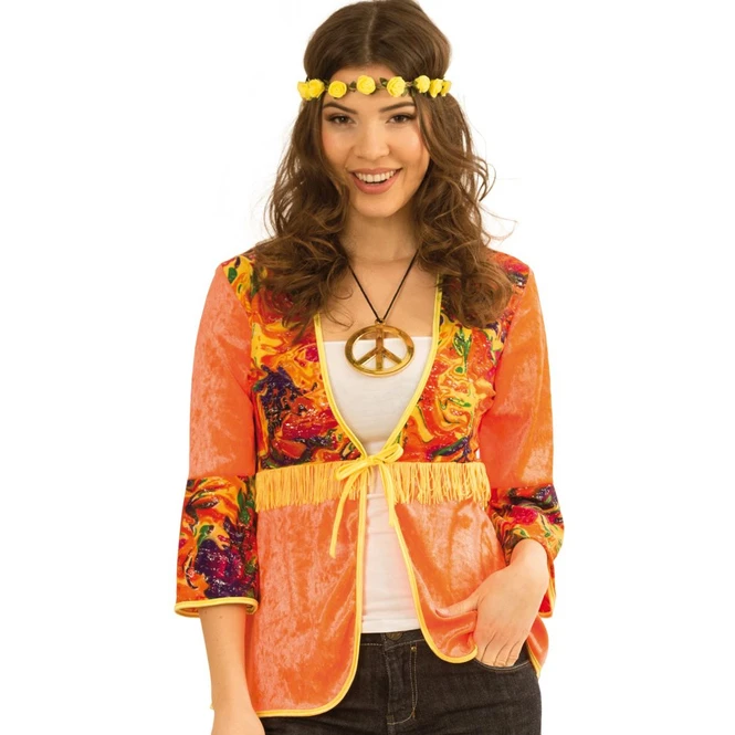 Kostüm - Hippie - Für Erwachsene - 1 Stück - Verschiedene Größen – Bild 4