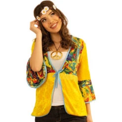 Kostüm - Hippie - Für Erwachsene - 1 Stück - Verschiedene Größen