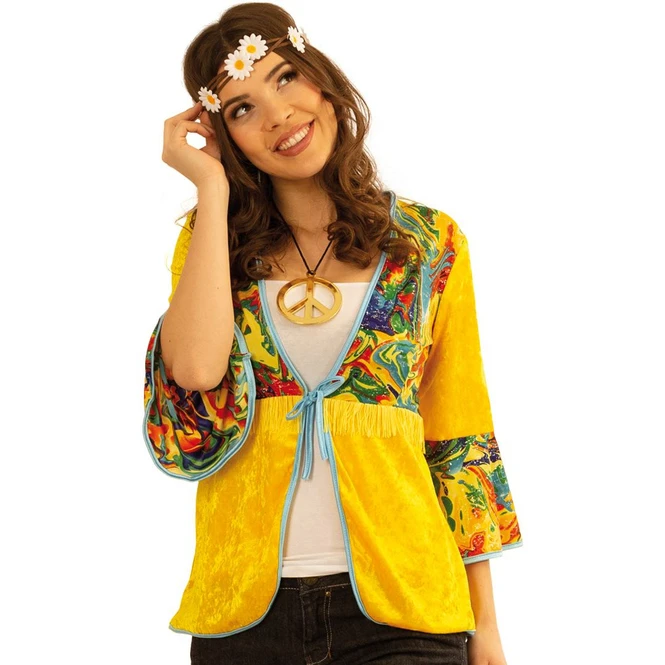 Kostüm - Hippie - Für Erwachsene - 1 Stück - Verschiedene Größen