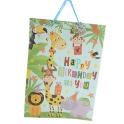 Geschenktasche Dschungeltiere - Ca. 33 X 10 X 45,5 Cm