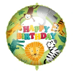 Procos Folienballon - Zootiere - Ø = Ca. 46 Cm