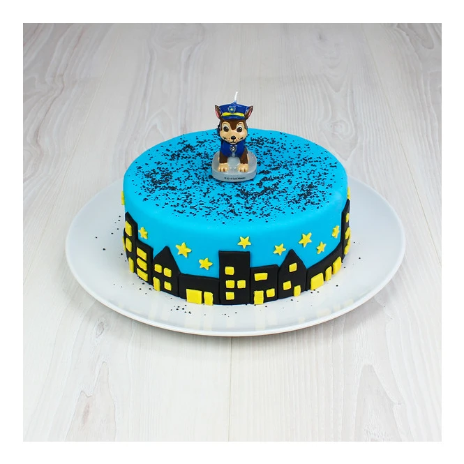 Paw Patrol - Motiv-Kerze - 3D - Chase – Bild 2