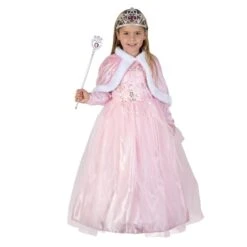 Kostüm - Rosenprinzessin - Für Kinder - 3-teilig - Verschiedene Größen