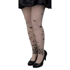 Strumpfhose Mit Spinnen - Für Erwachsene - Einheitsgröße