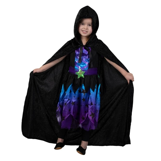 Cape - Für Kinder - Samt - Schwarz – Bild 2