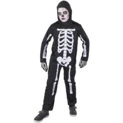 Kostüm - Skelett - Für Kinder - 2-teilig - Verschiedene Größen Erhältlich