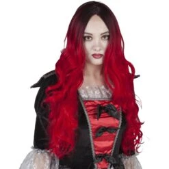 Langhaarperücke Für Erwachsene - Rote Locken