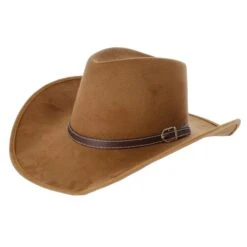 Cowboy Hut - Für Erwachsene - Braun - Größe 58 Cm