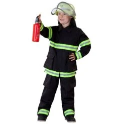 Kostüm - Feuerwehrmann - Für Kinder - 2-teilig - Verschiedene Größe