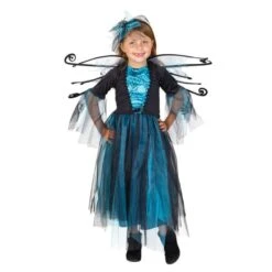Kostüm - Dunkle Fee - Für Kinder - 3-teilig - Verschiedene Größen