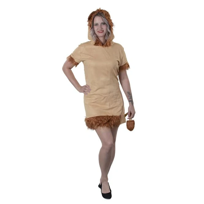 Kostüm - Löwin - Für Erwachsene - 3-teilig - Verschiedene Größen