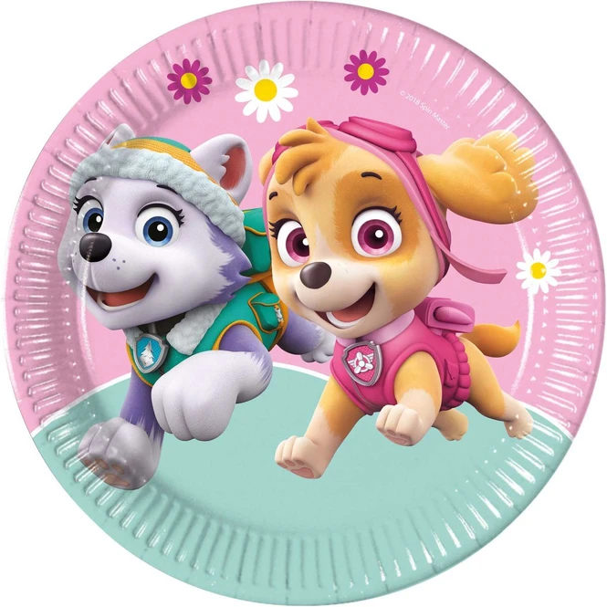 Procos Paw Patrol - 8 Partyteller - Ca. 23 Cm
