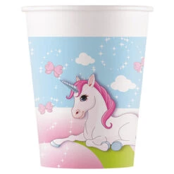 Procos 8 Becher - Einhorn - Ca. 200 Ml