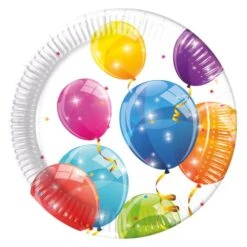 Procos 8 Teller - Ballons - Ø = Ca. 23 Cm