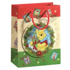Winnie Pooh - Geschenktasche - Ca. 22,5 X 9 X 17 Cm