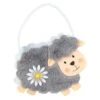 Geschenktasche - Schaf - Aus Filz - Ca. 20,5 X 8 X 18/26 Cm