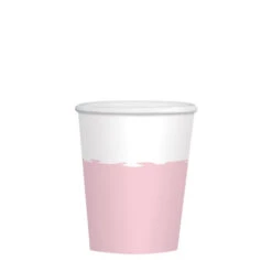 AMSCAN Partybecher - Rosa Weiß - 8 Stück