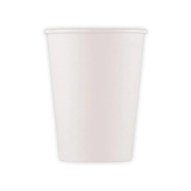 Procos 10 Becher - Weiß - Ca. 200 Ml - Kompostierbar