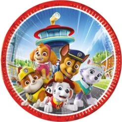 Procos Paw Patrol - 8 Partyteller - Ø Ca. 23 Cm